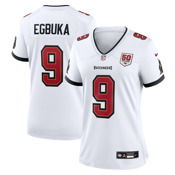 Emeka Egbuka Tampa Bay Buccaneers Nike Women's 50th Season White Game Jersey - White