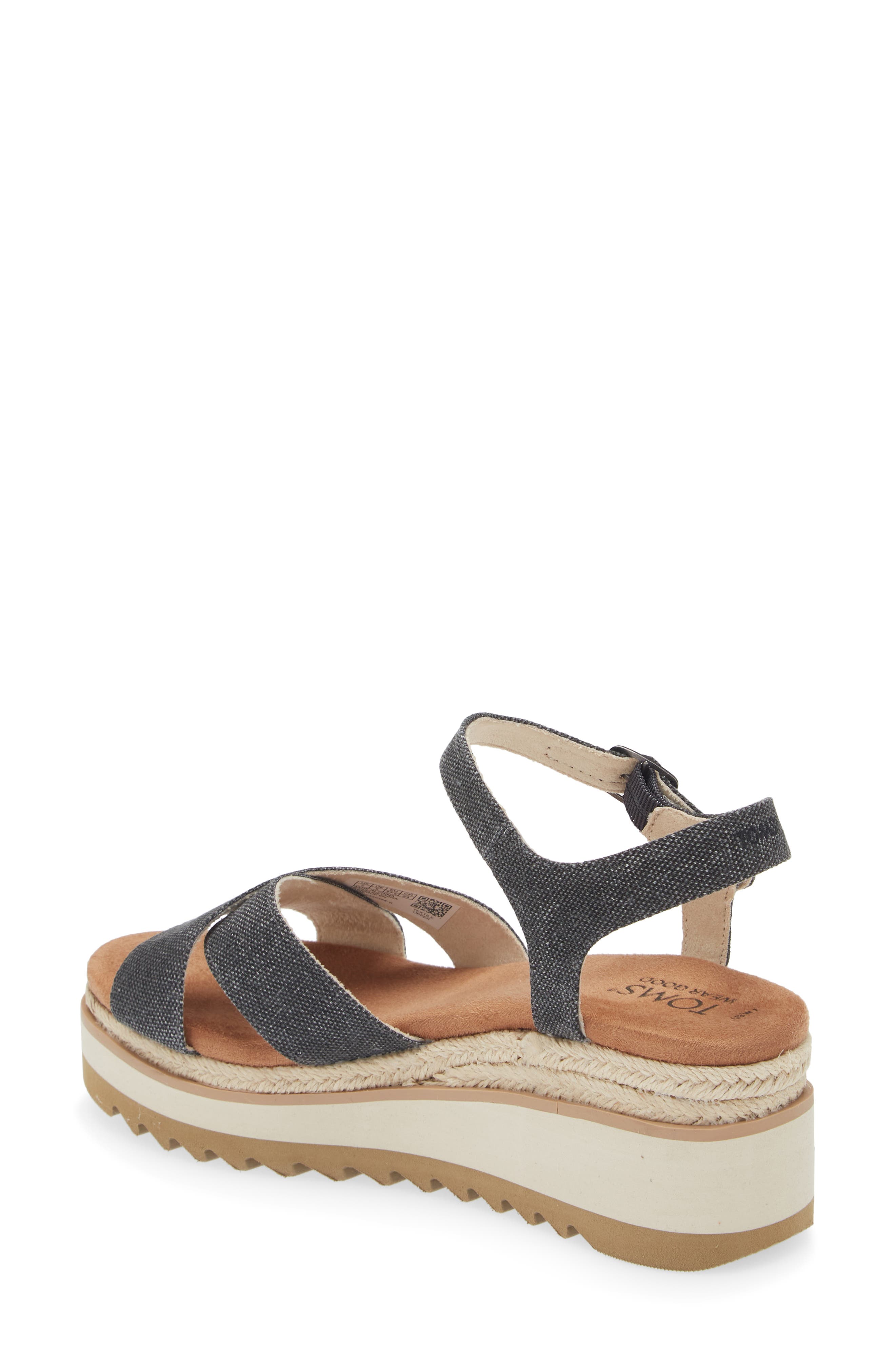 TOMS Gia Platform Wedge Sandal