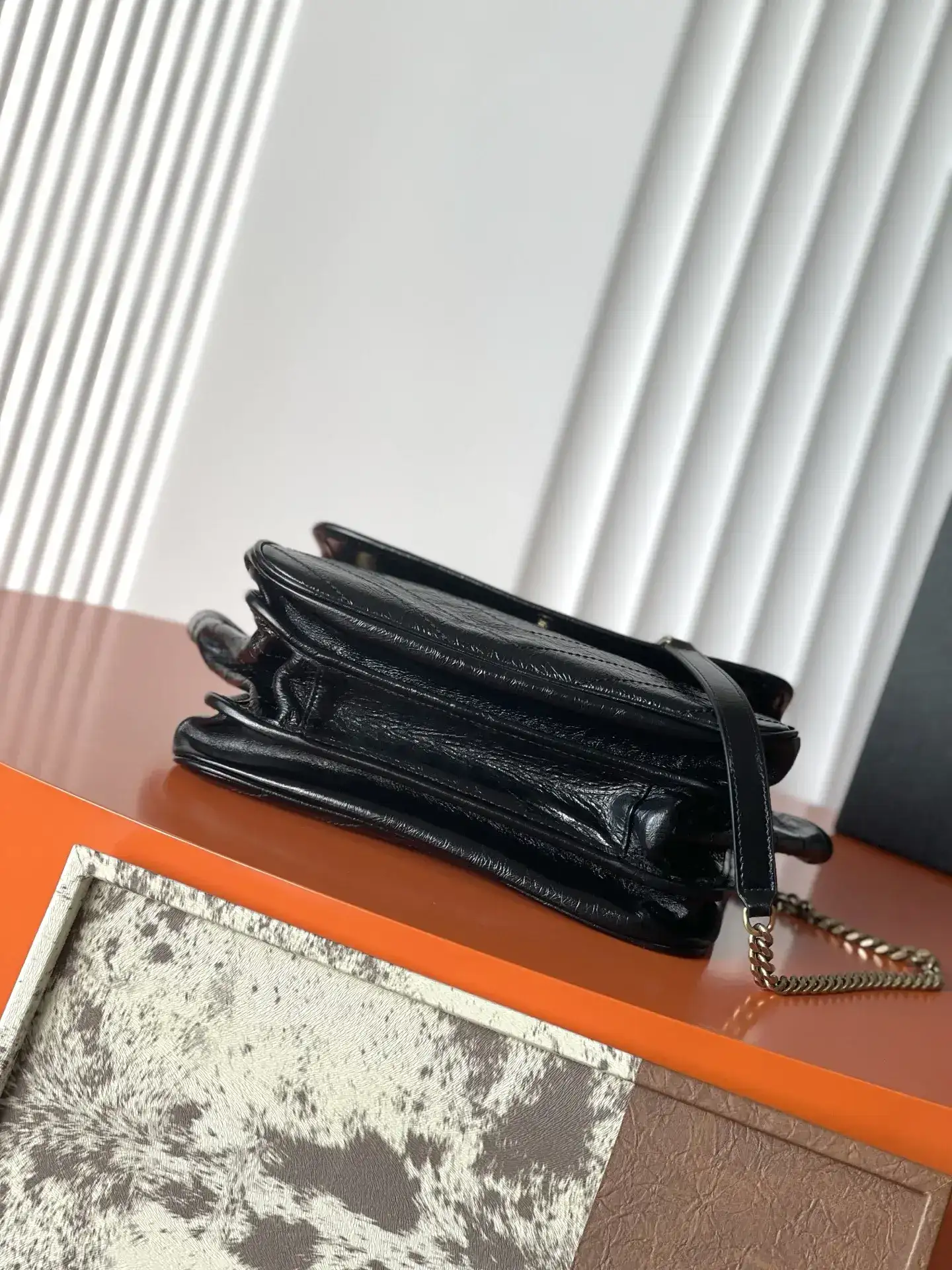 Saint Laurent Pink Niki Quilted Leather Shoulder Bag product photo from LabelPicks