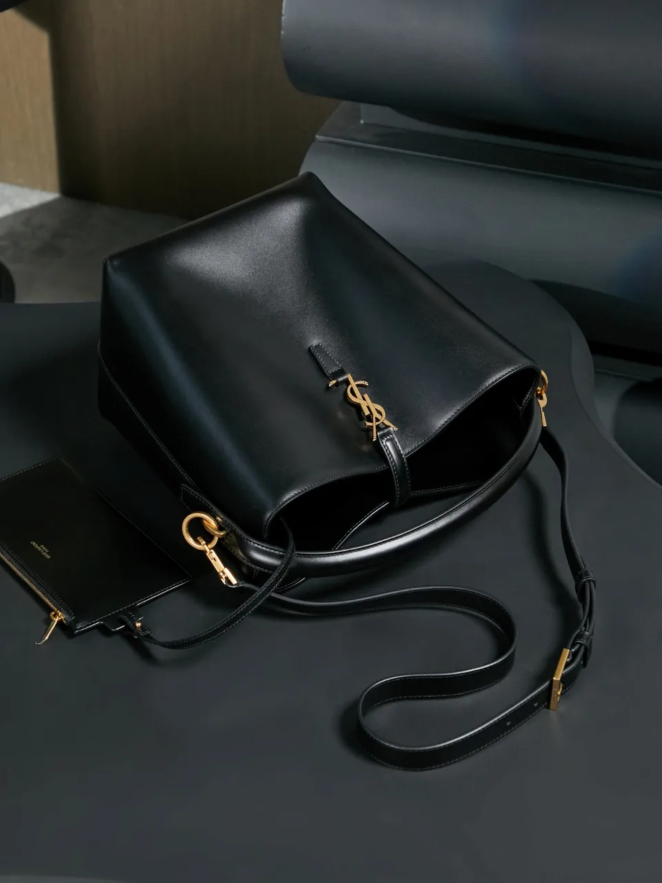 Saint Laurent Calfskin Bucket Bag product photo from LabelPicks