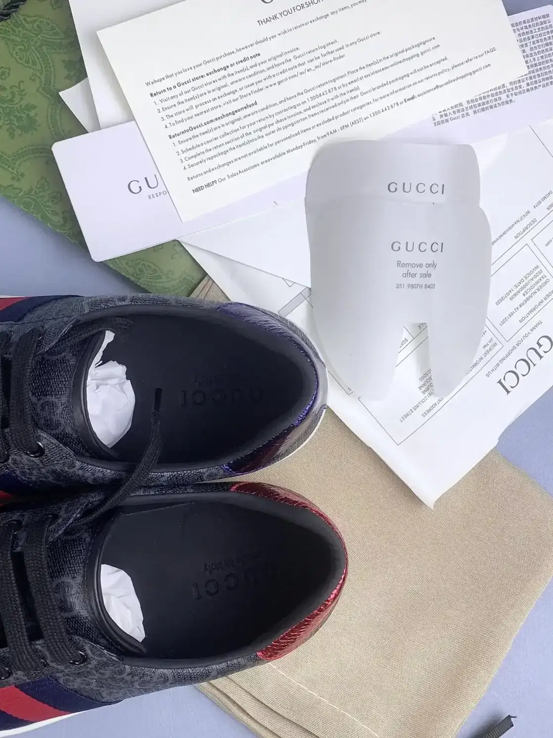 Gucci Ace GG Supreme sneaker product photo from LabelPicks