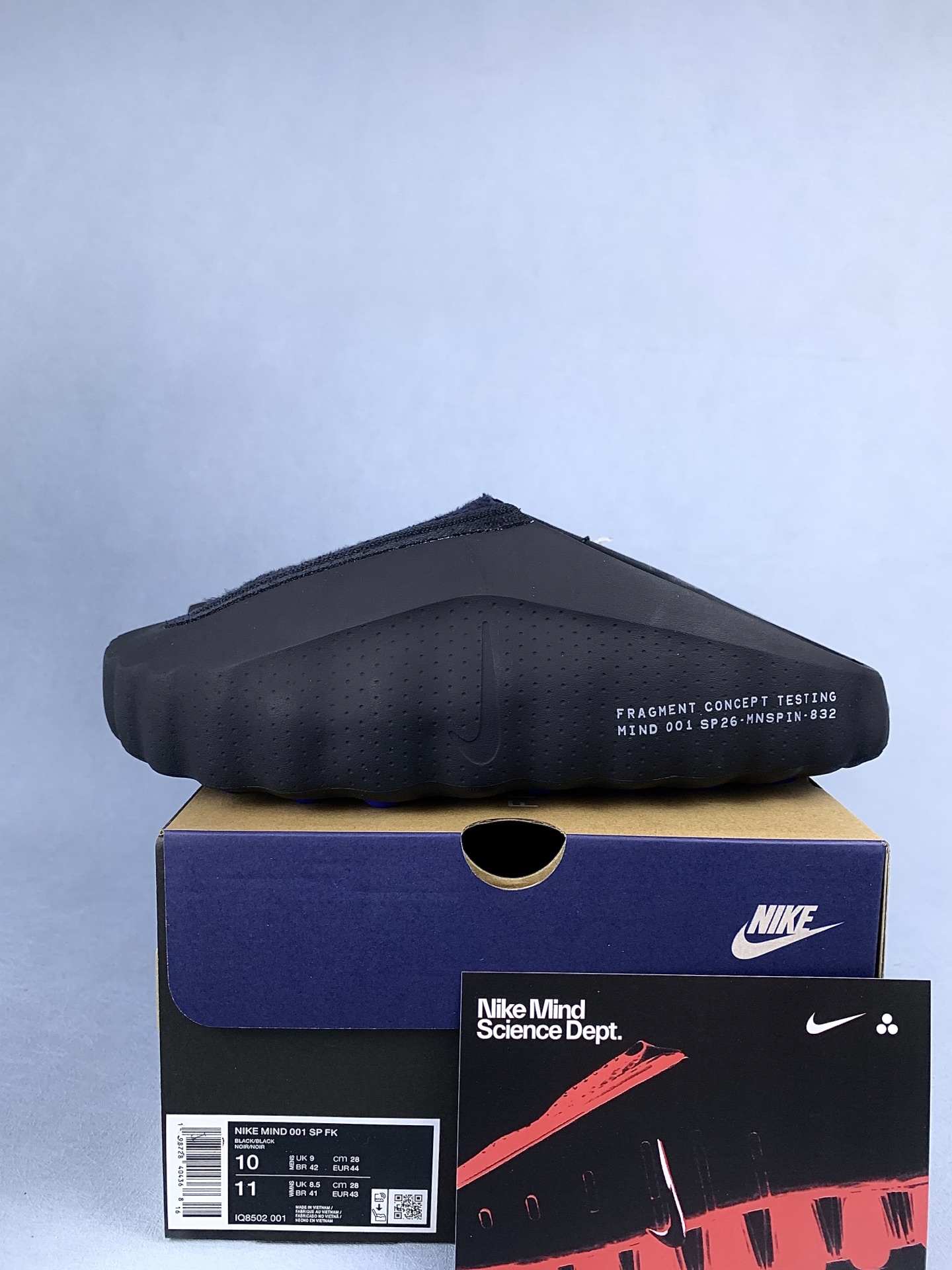 Nike Mind 001 x Fragment 'Black' Shoes