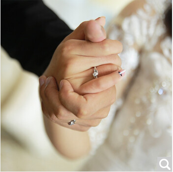 Ring lovers ring real diamond ring