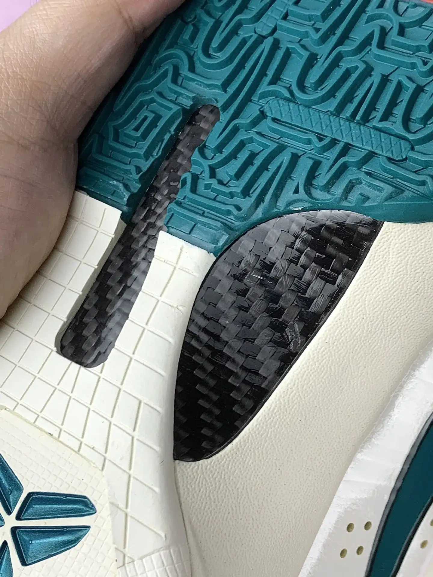 Kobe 5 Protro x Caitlin Clark 'Coconut Milk and Bright Spruce' Shoes product photo from LabelPicks