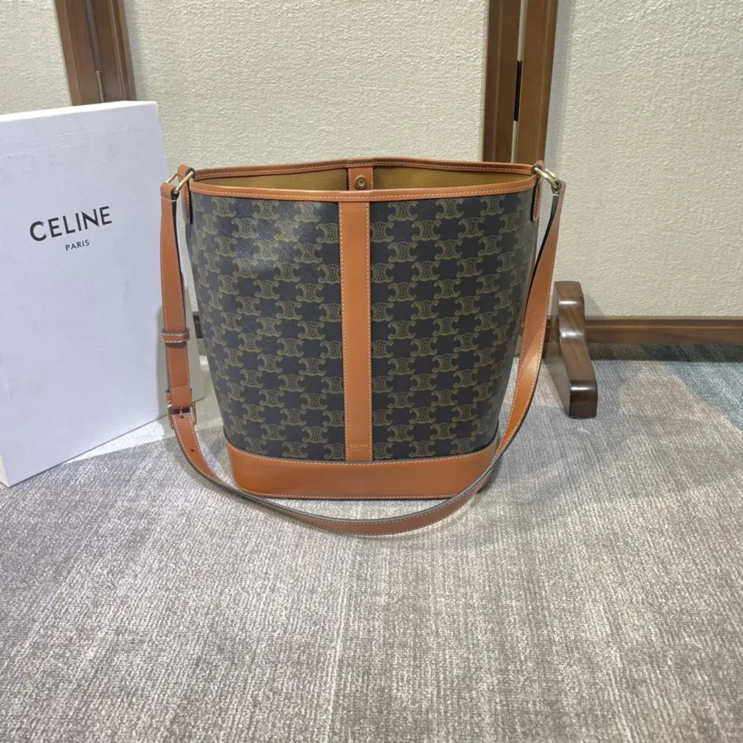 Celine Triomphe Canvas Folco Bucket Bag product photo from LabelPicks