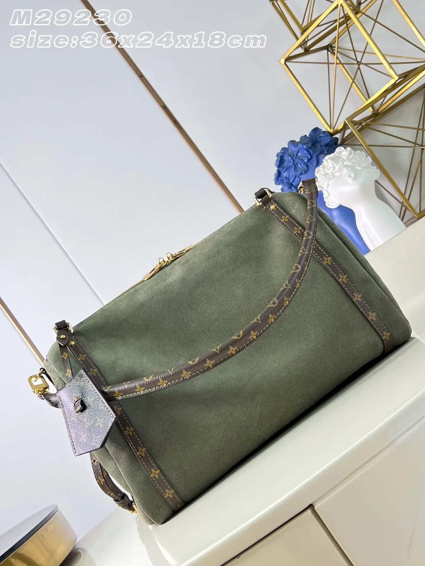 Louis Vuitton Canvas and Suede Hobo Bag product photo from LabelPicks