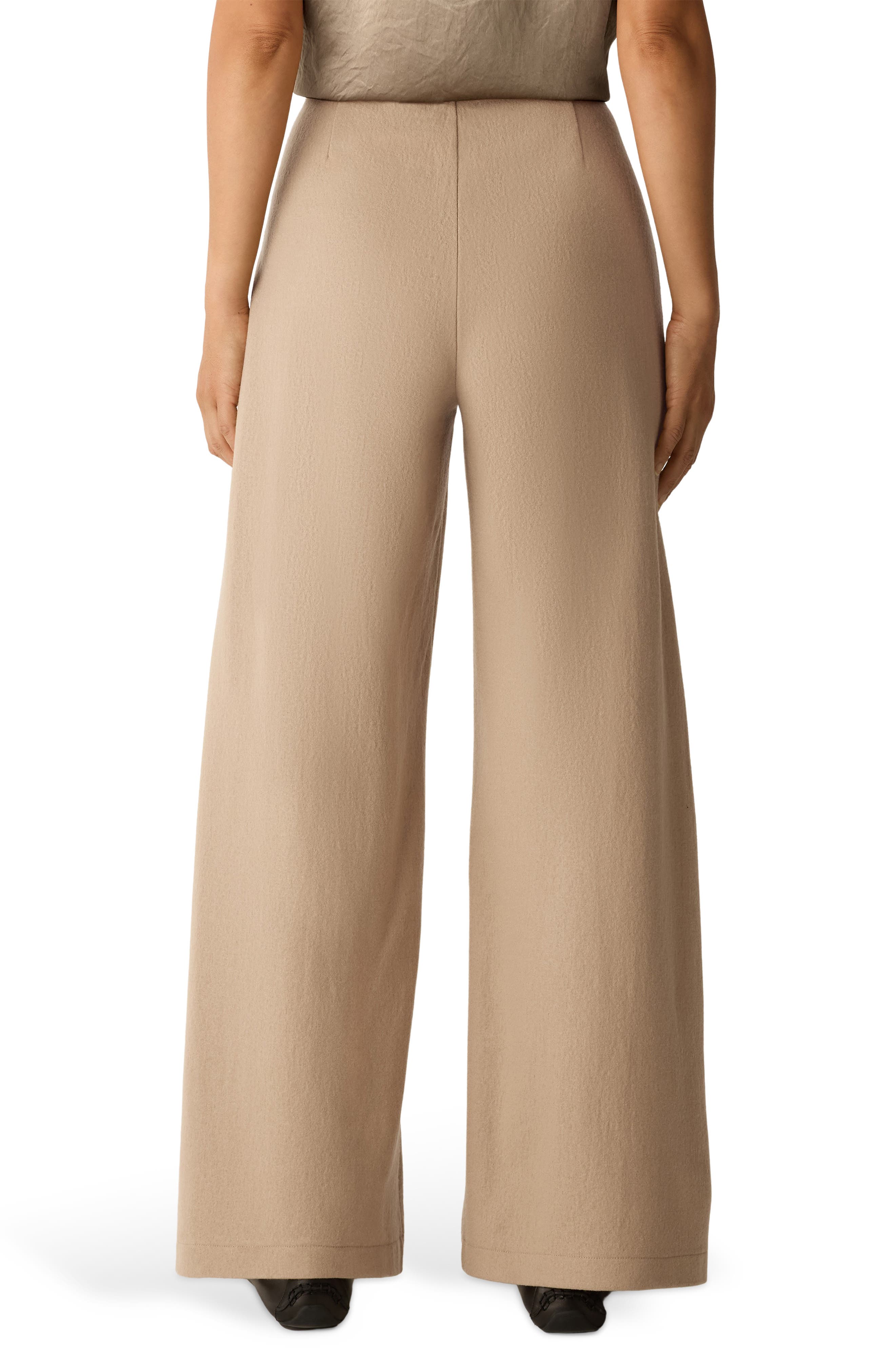 Eileen Fisher Wool Wide Leg Pants