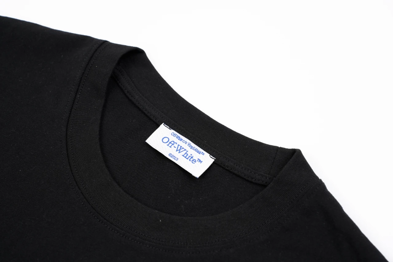 Off-White Black Yellow Measuring Tape Arrow T-Shirt product photo from LabelPicks