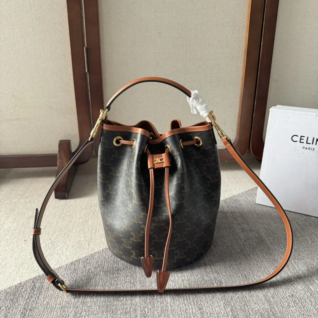 Celine Triomphe Canvas Clara Bucket Bag product photo from LabelPicks