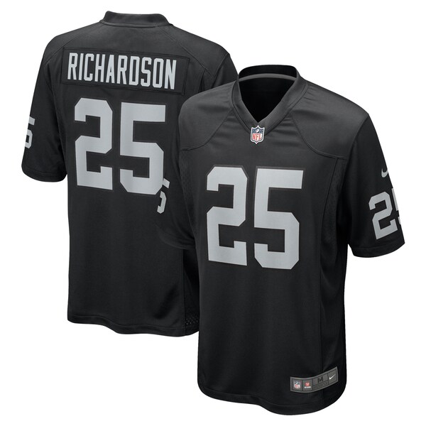 Decamerion Richardson Las Vegas Raiders Nike Team Game Jersey -  Black
