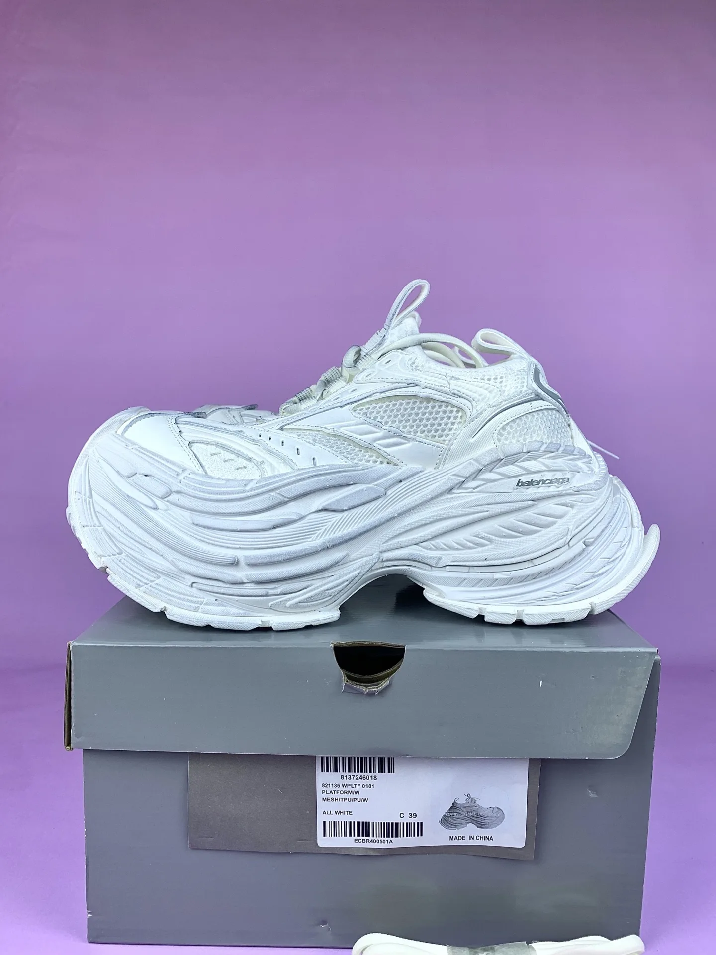 Hamptons Platform Sneaker in White product photo from LabelPicks