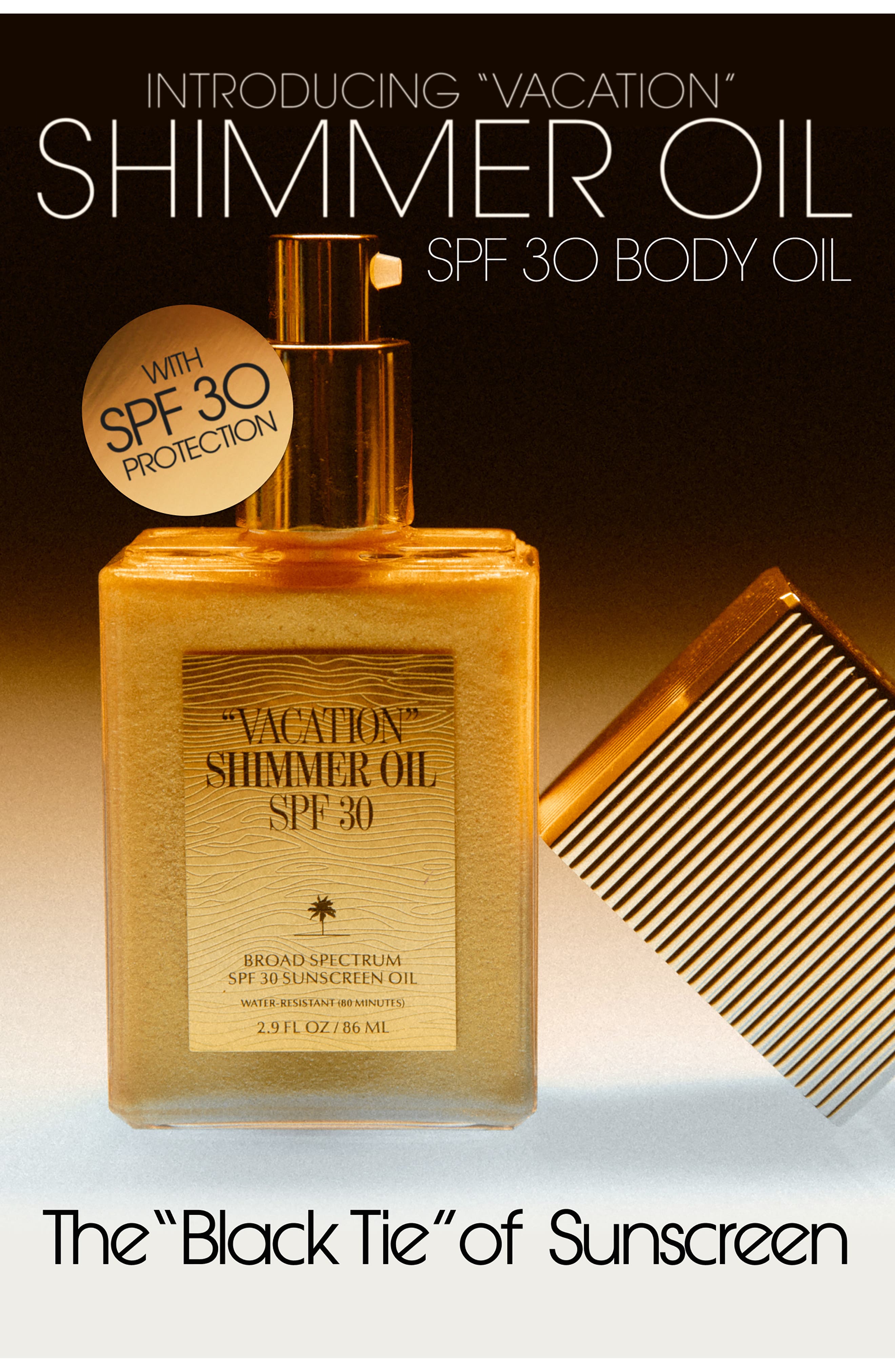Vacation Shimmer Oil SPF 30 Sunscreen