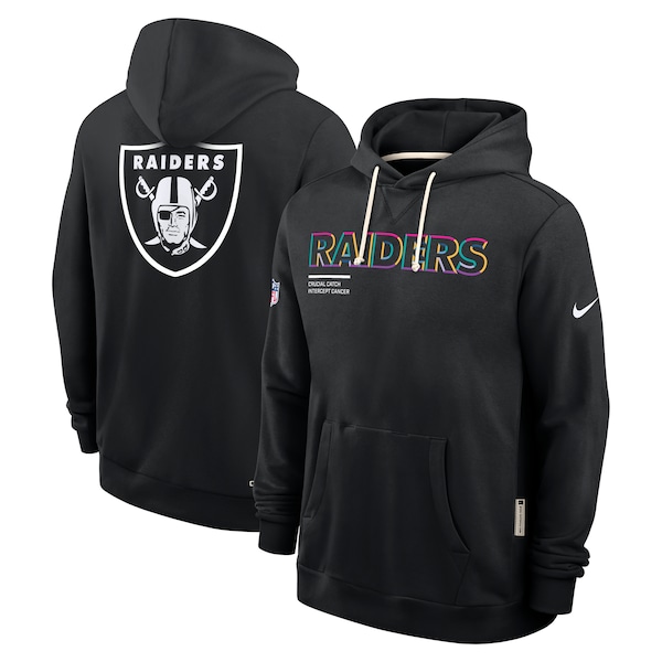 Las Vegas Raiders Nike 2025 NFL Crucial Catch Sideline Standard Issue Dri-FIT Hoodie - Black