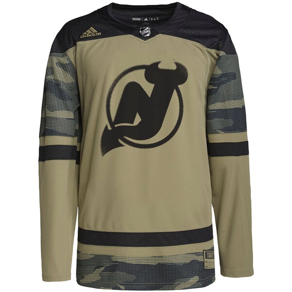 New Jersey Devils adidas Military Appreciation Team Authentic Practice Jersey - Camo