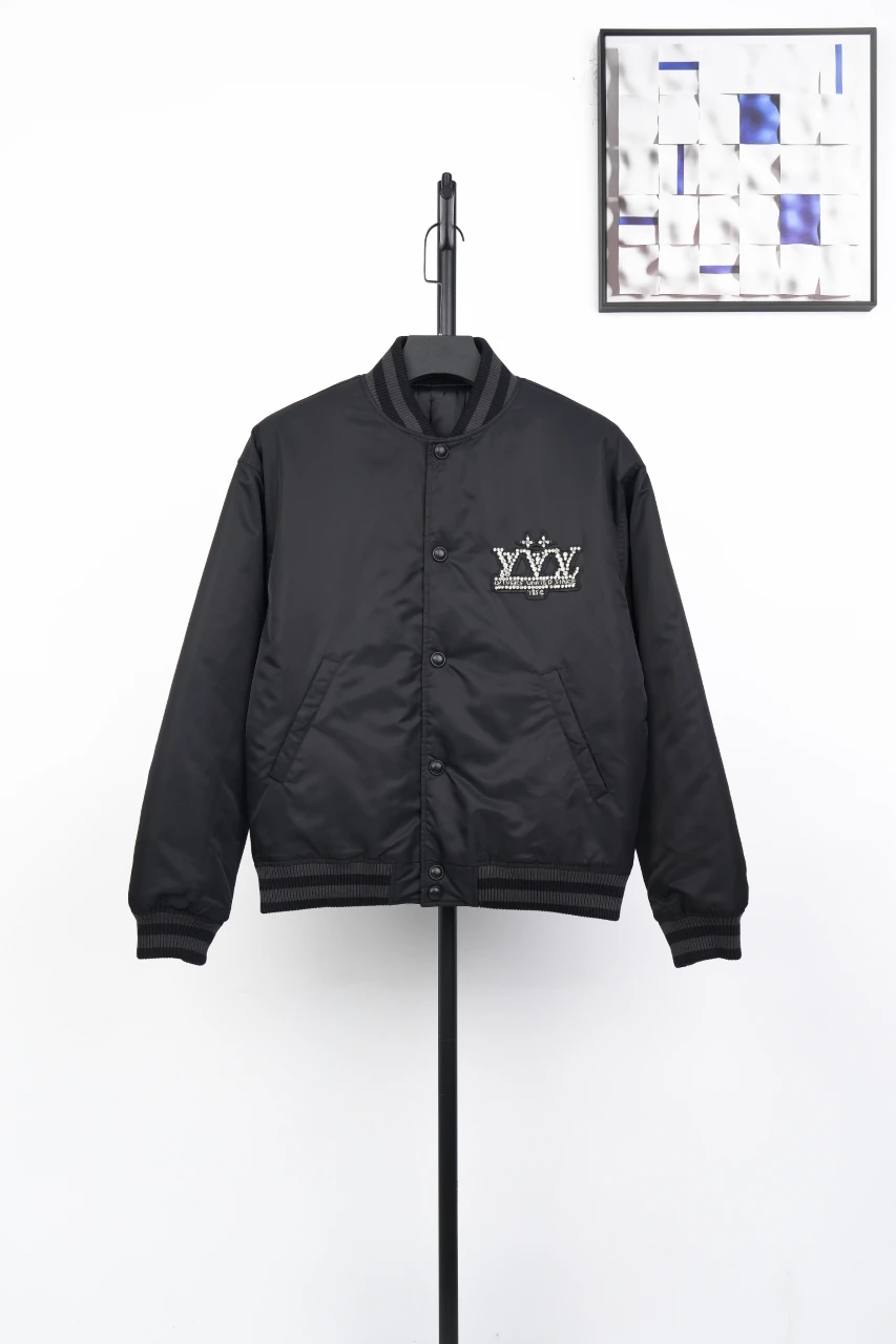 Louis Vuitton Black Crystal Badge Padded Jacket product photo from LabelPicks