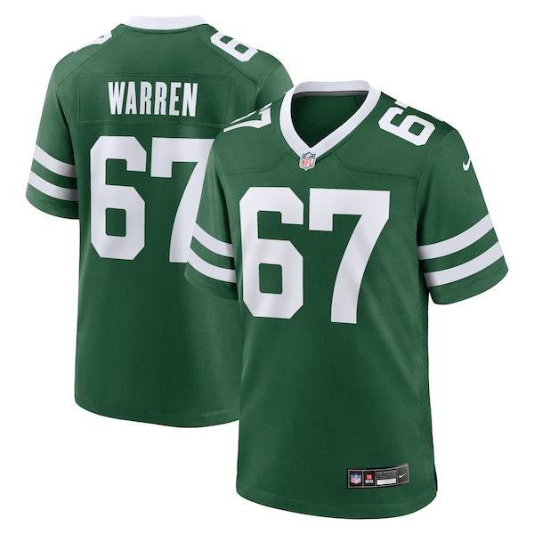 Carter Warren New York Jets Nike Team Game Jersey - Legacy Green