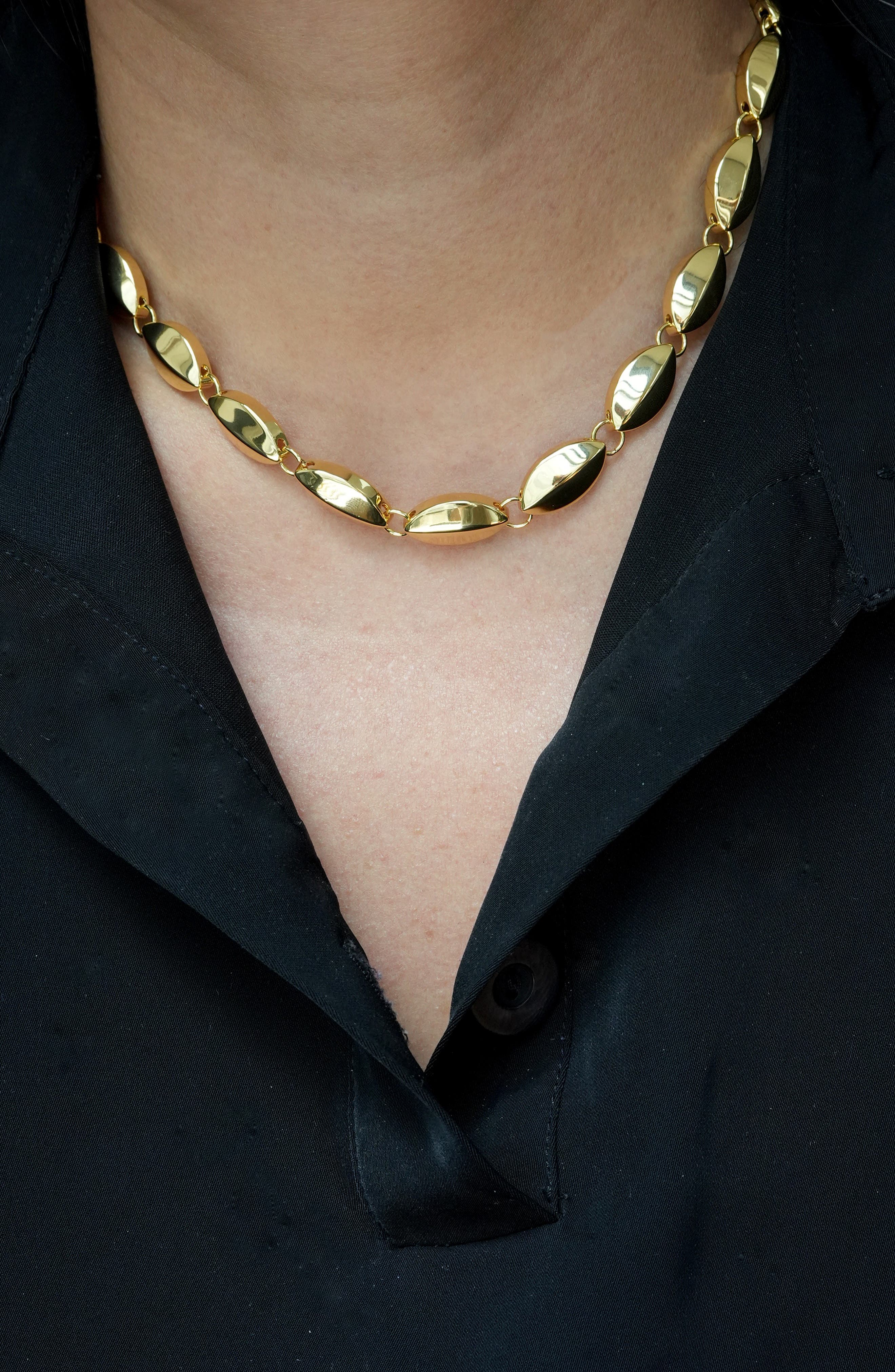 Argento Vivo Sterling Silver Marquee Chain Necklace