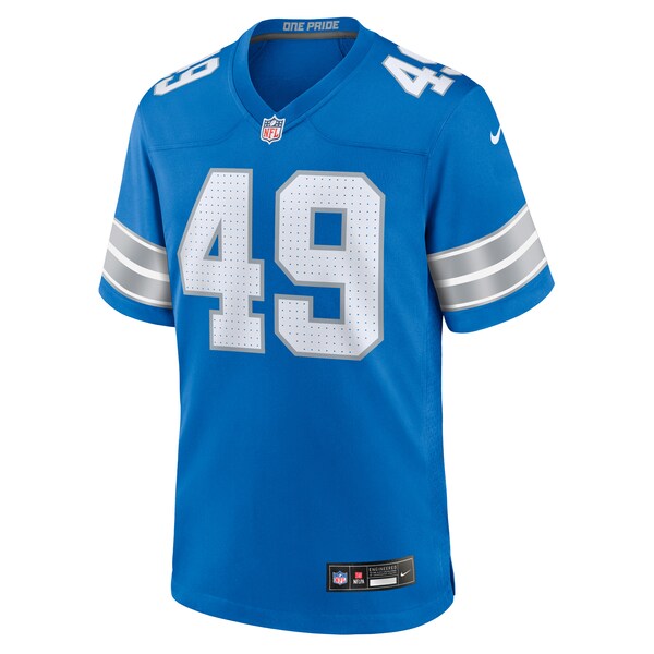 Hogan Hatten Detroit Lions Nike Game Jersey -  Blue