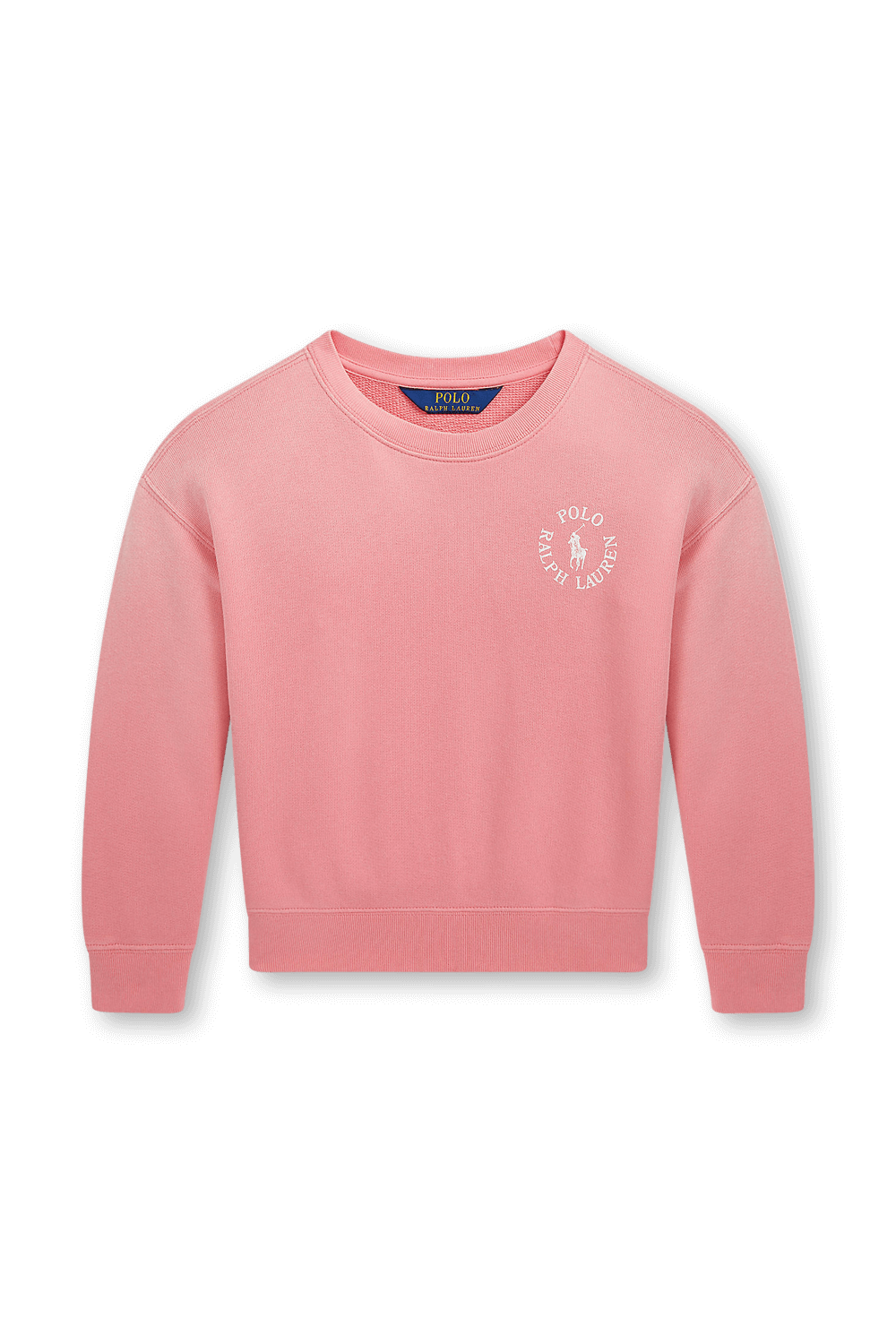 POLO RALPH LAUREN KIDS סווטשירט עם צווארון מעוגל