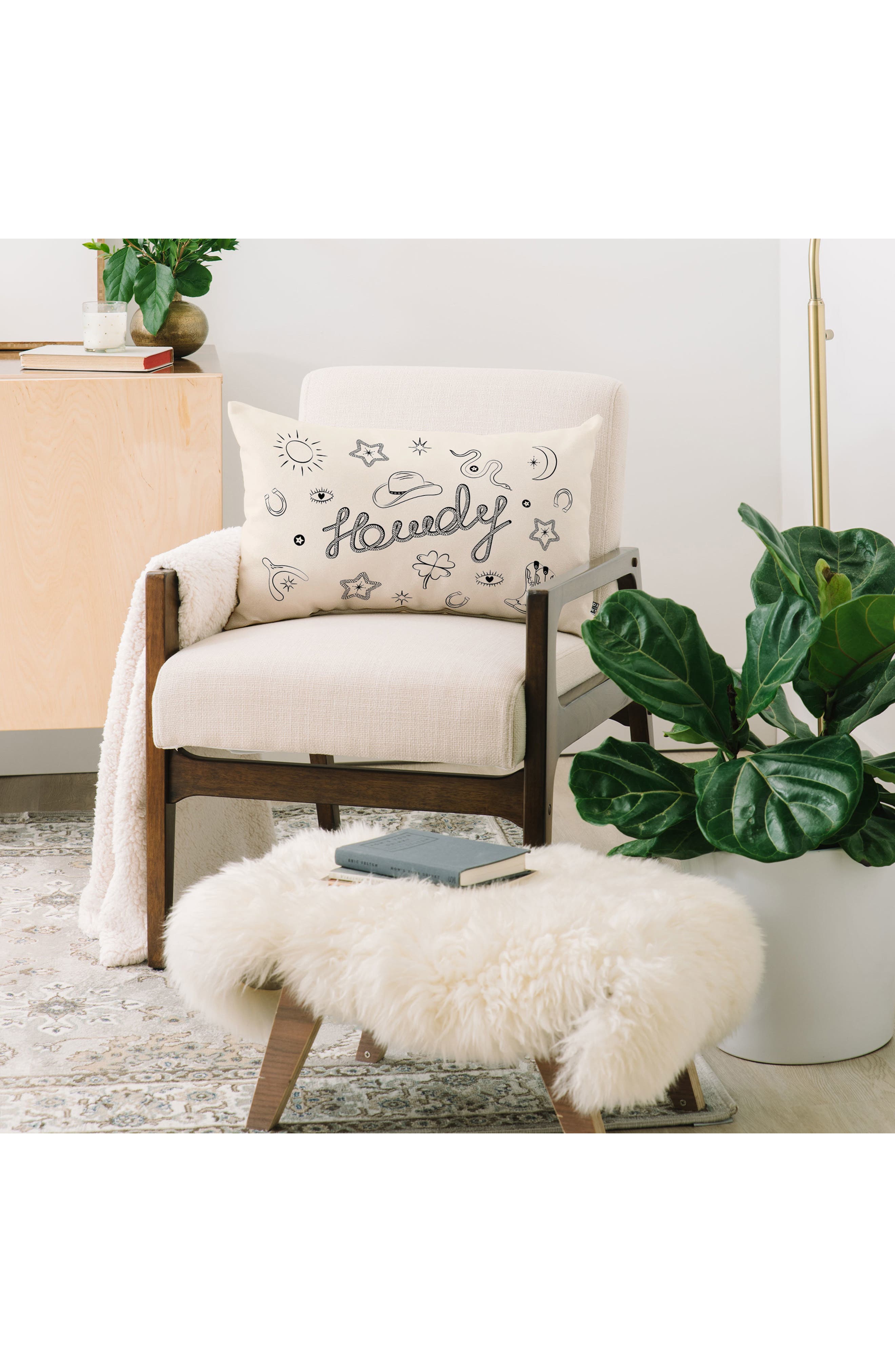 Deny Designs Good Luck Lumbar Throw Pillow