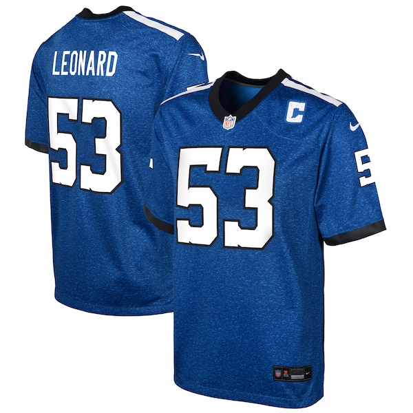 Shaquille Leonard Indianapolis Colts Nike Youth Game Jersey - Blue/Royal