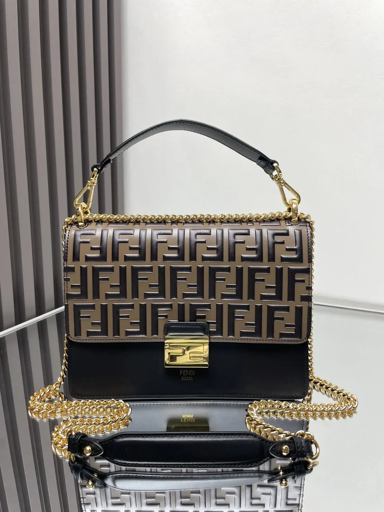 Fendi Monogram Canvas Shoulder Bag product photo from LabelPicks