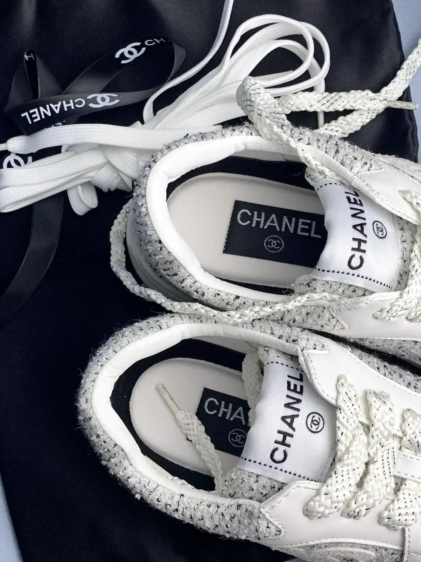 CHANEL Sneakers Fabric & Suede product photo from LabelPicks