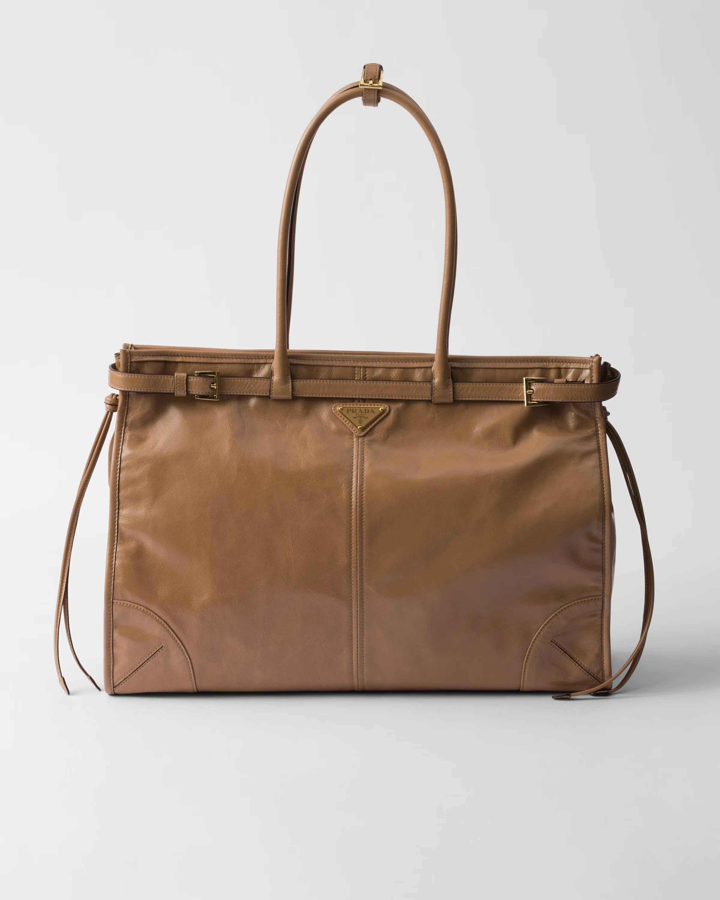 Prada Bonnie Large Leather Handbag