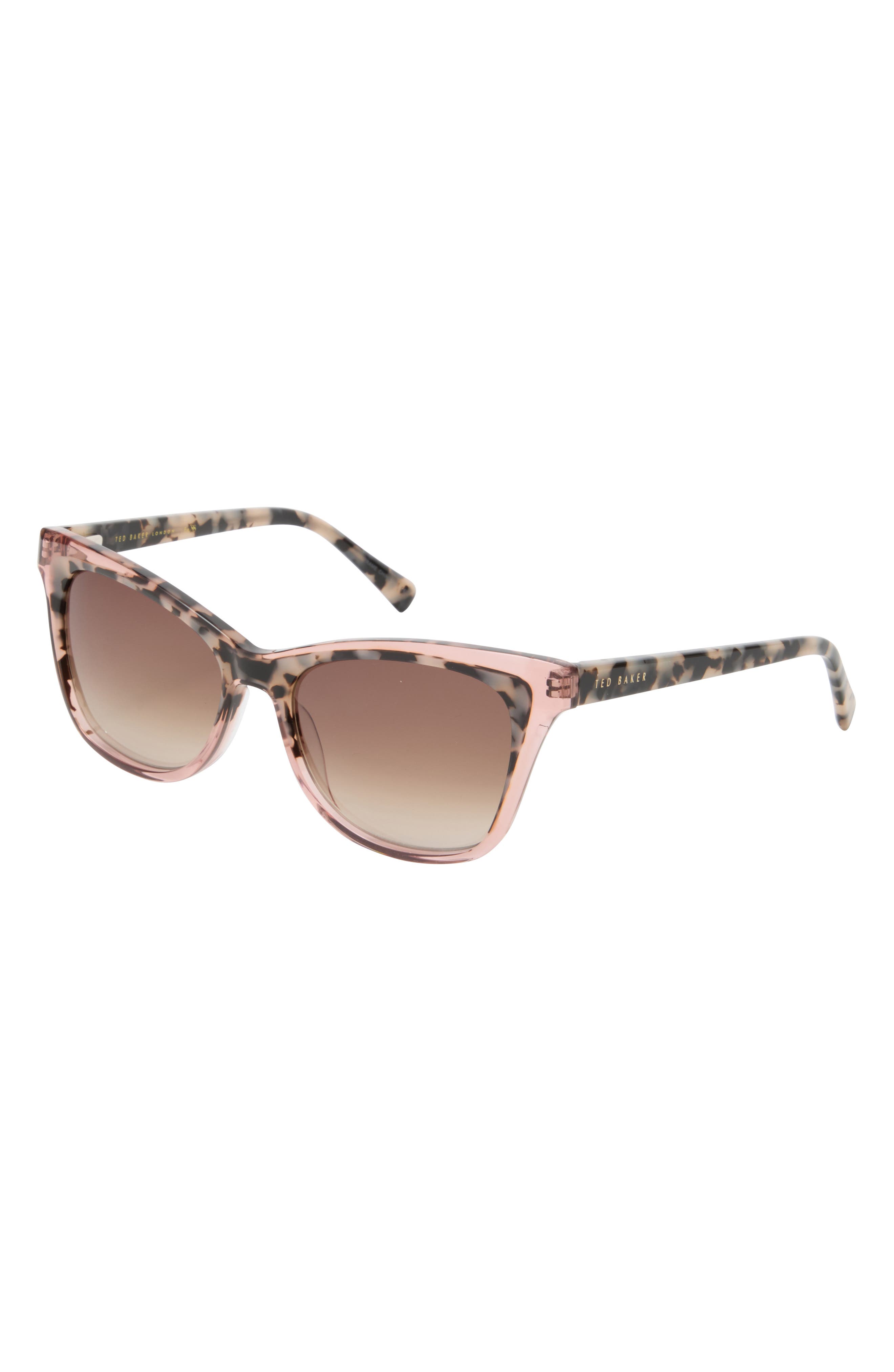 Ted Baker London 55mm Gradient Cat Eye Sunglasses