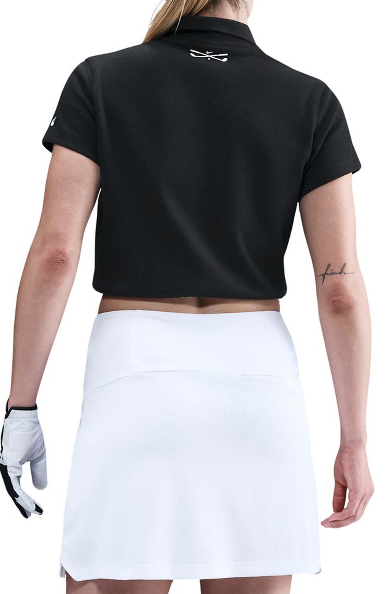 Nike Crop Cotton Blend Golf Polo
