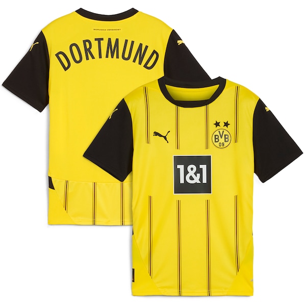Borussia Dortmund Puma Youth 2024/25 Home Replica Jersey - Yellow