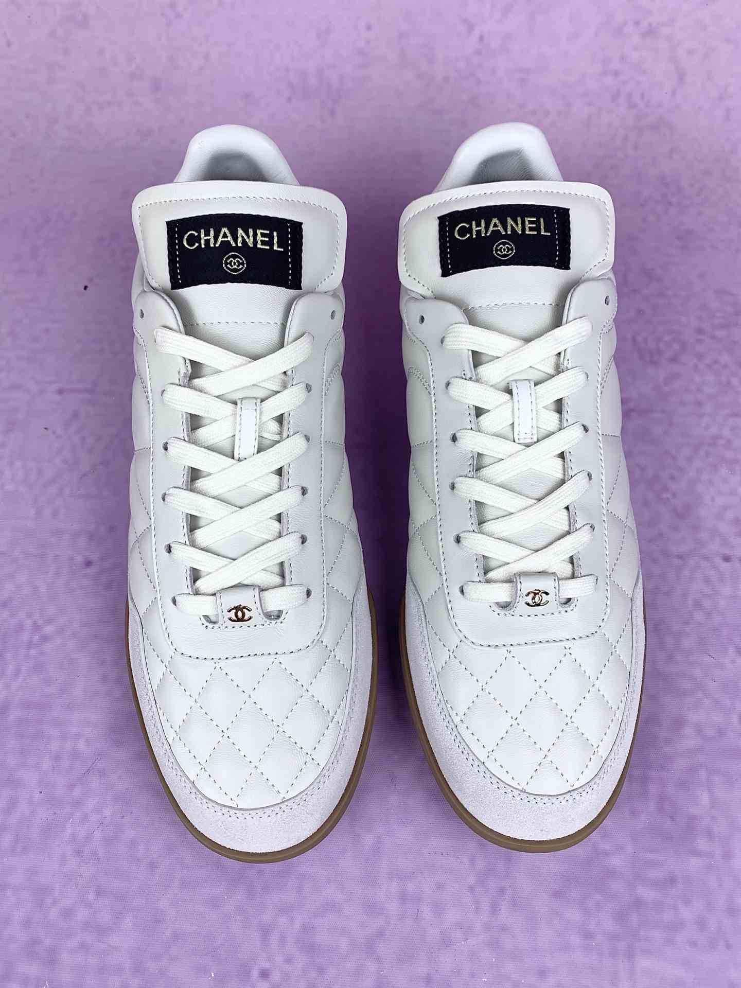 CHANEL Sneakers Calfskin & Suede Goatskin