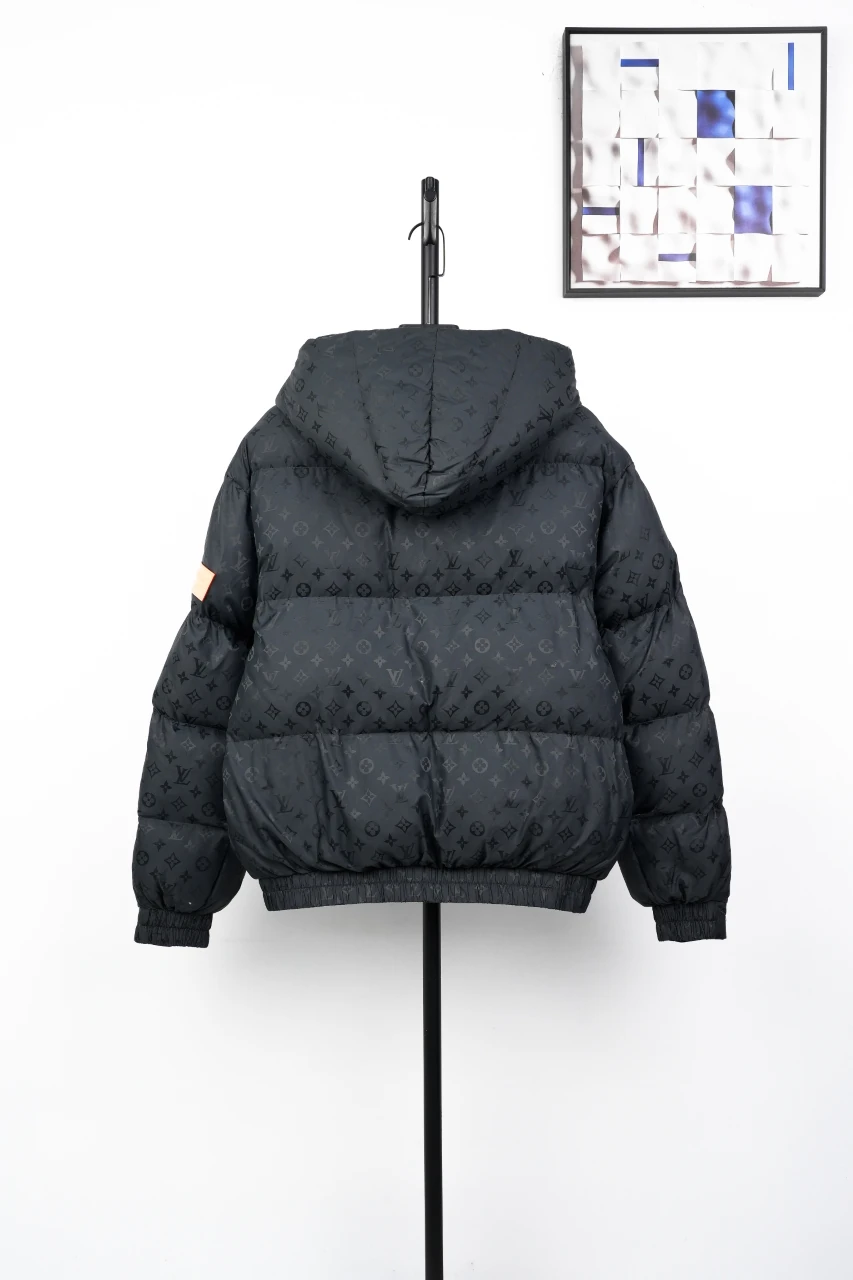 Louis Vuitton Black Ski Print Hooded Padded Jacket product photo from LabelPicks