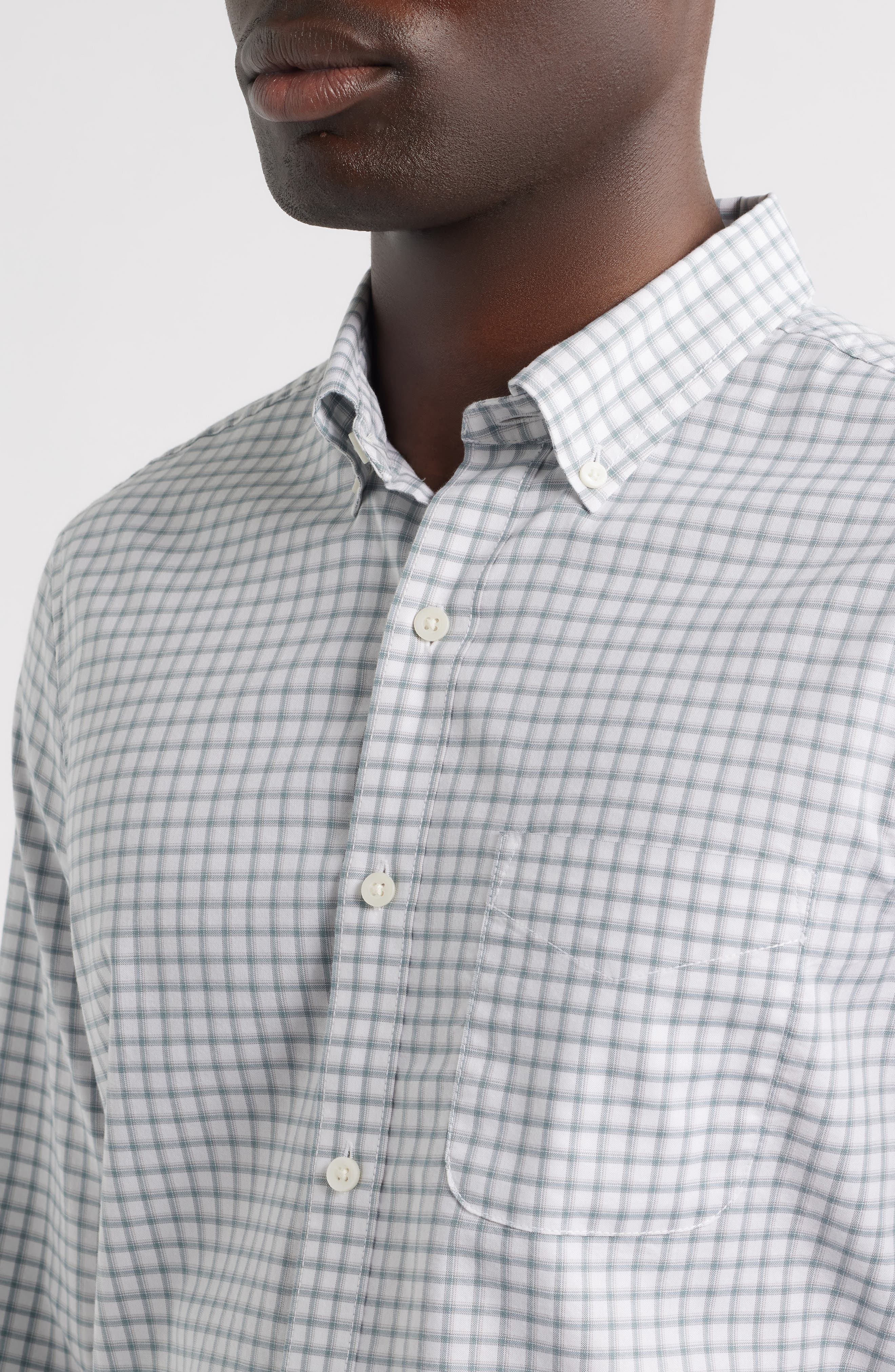 Nordstrom Payne Grid Check Button-Down Shirt