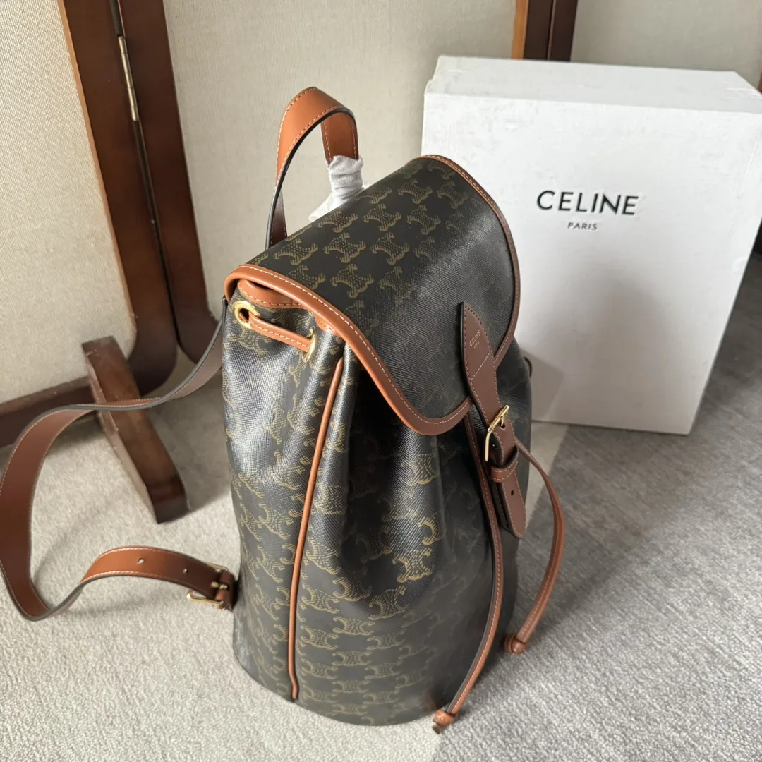 Celine Folco Triomphe Canvas Backpack product photo from LabelPicks