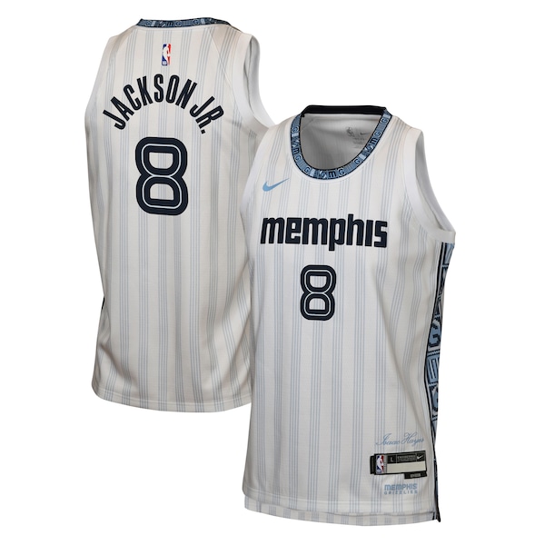 Jaren Jackson Jr. Memphis Grizzlies Nike Youth 2025/26 City Edition Swingman Jersey - White