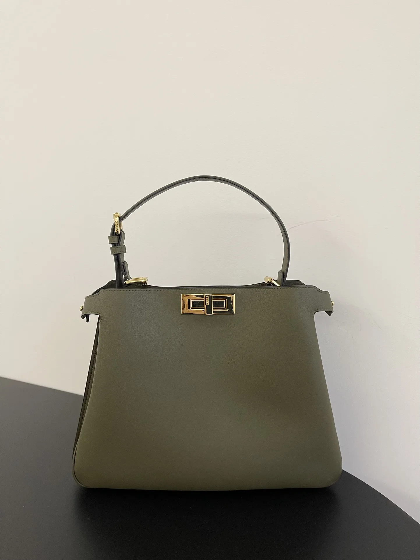Fendi Calfskin Peekaboo Top Handle Bag product photo from LabelPicks