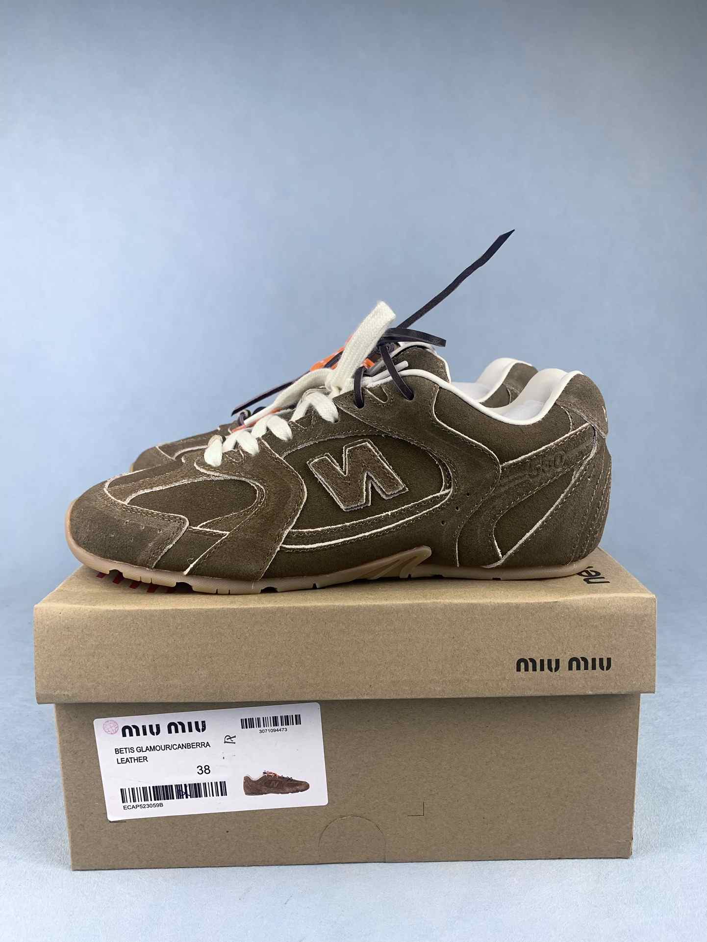 New Balance X Miu Miu 530 SL suede sneakers