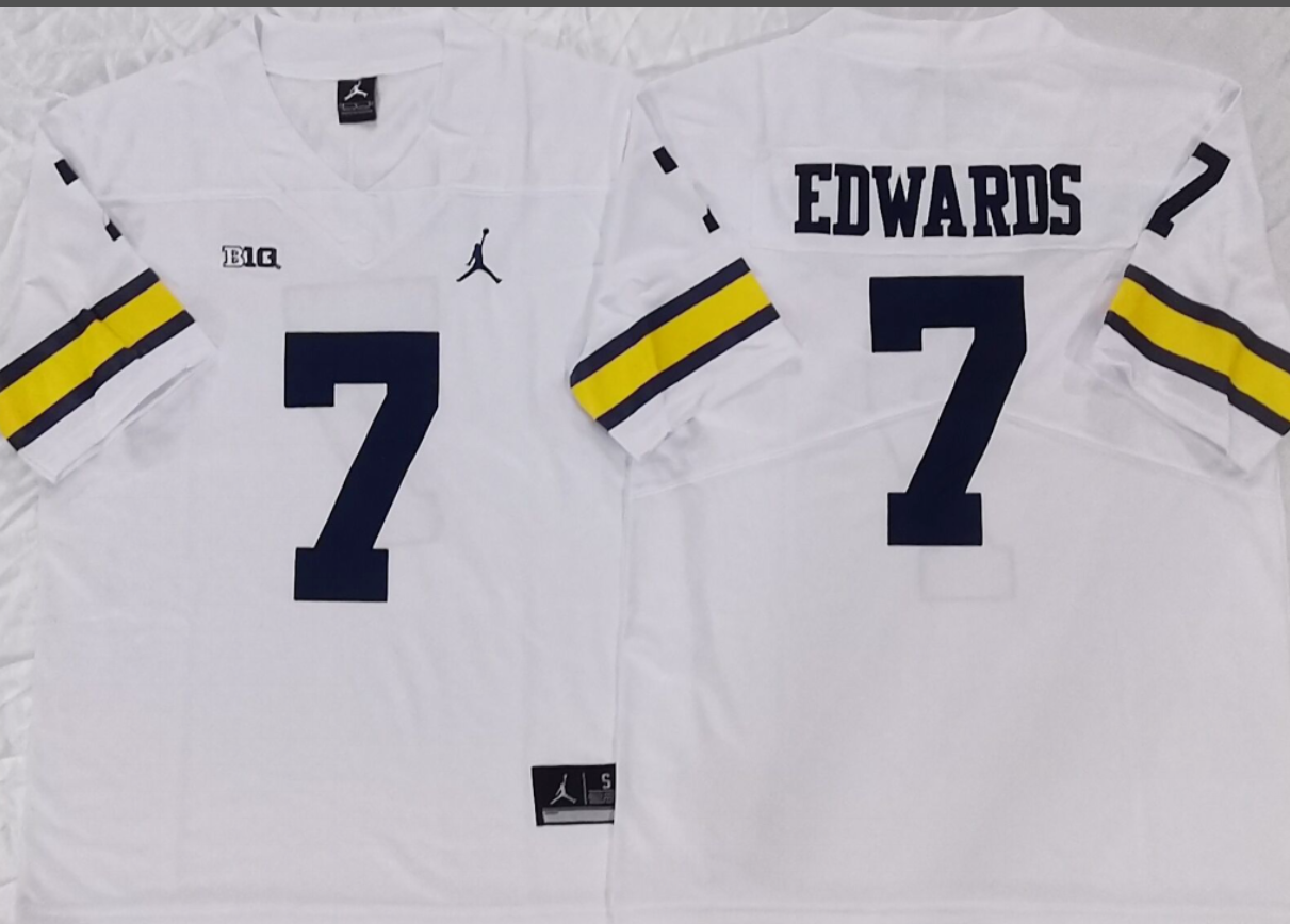 Donovan Edwards  NCAA Michigan Wolverines Jordan Band Vapor Limited Jersey