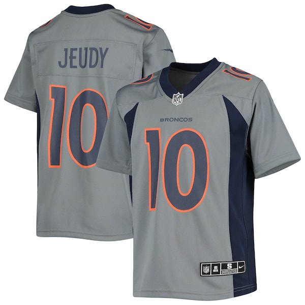 Jerry Jeudy Denver Broncos Nike Youth Inverted Team Game Jersey - Gray