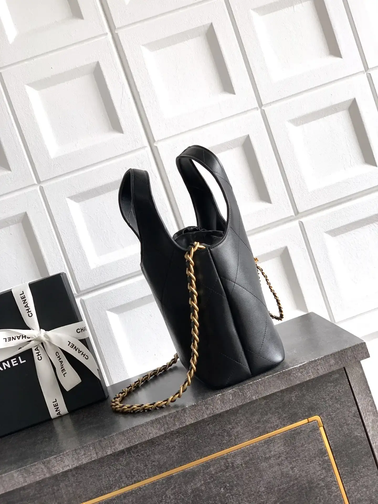 Chanel Black Quilted Leather Tote Bag product photo from LabelPicks