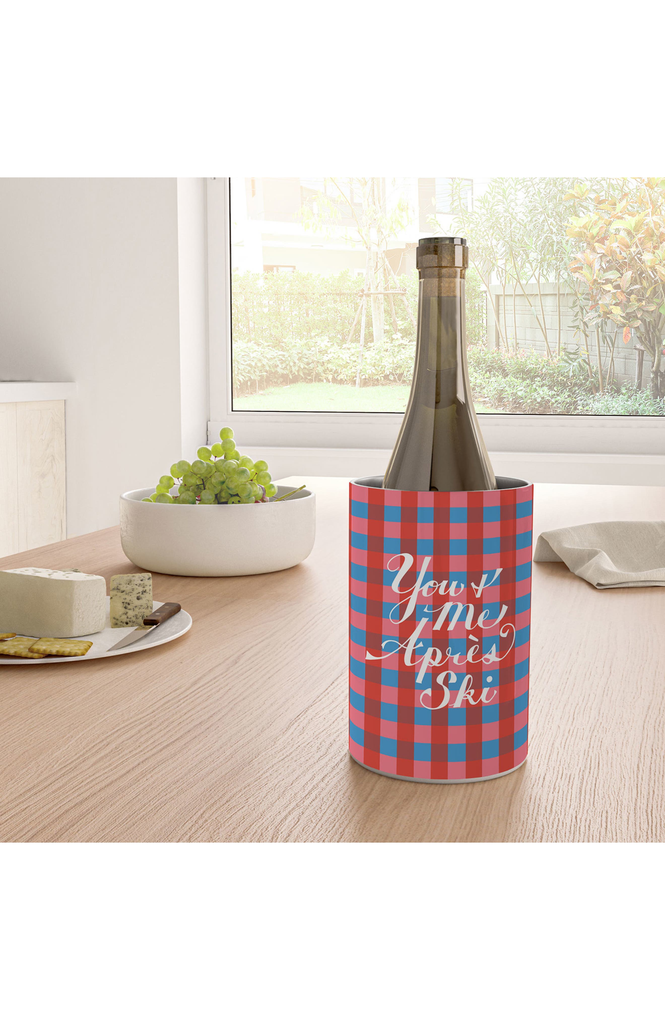 Deny Designs Aprés Ski Stainless Steel Wine Chiller