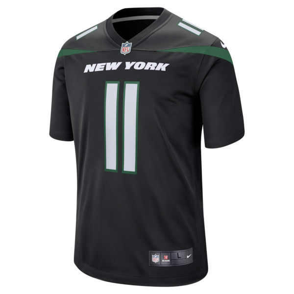Jermaine Johnson II New York Jets Nike Alternate Game Jersey - Stealth Black