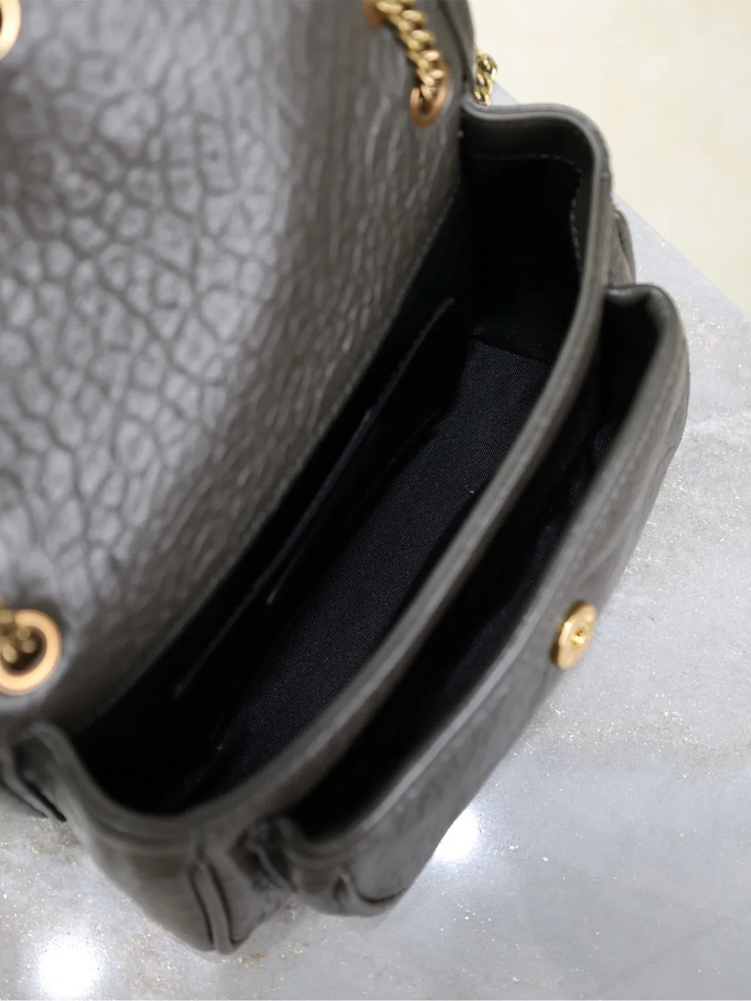 Saint Laurent Green Niki Lambskin Crossbody Bag product photo from LabelPicks
