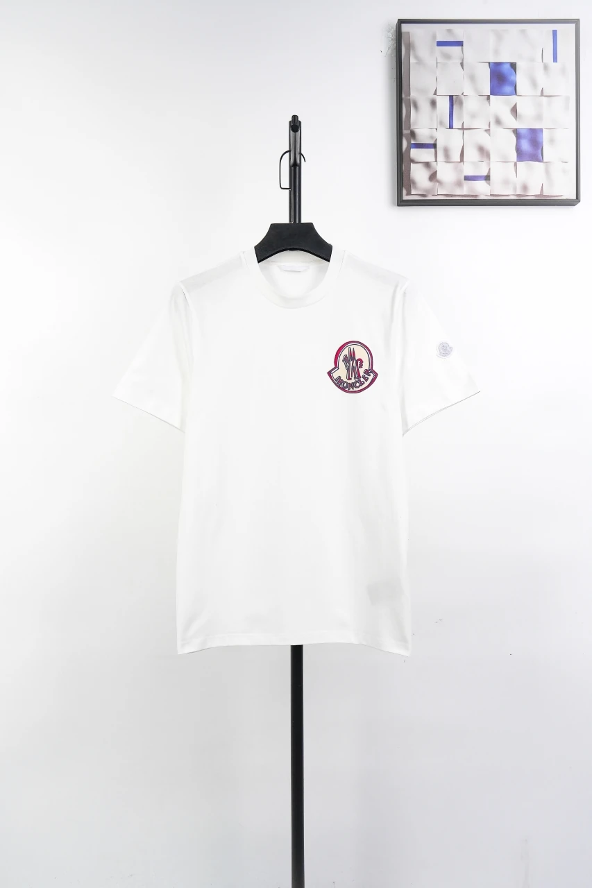 Moncler White Round Logo T-Shirt product photo from LabelPicks