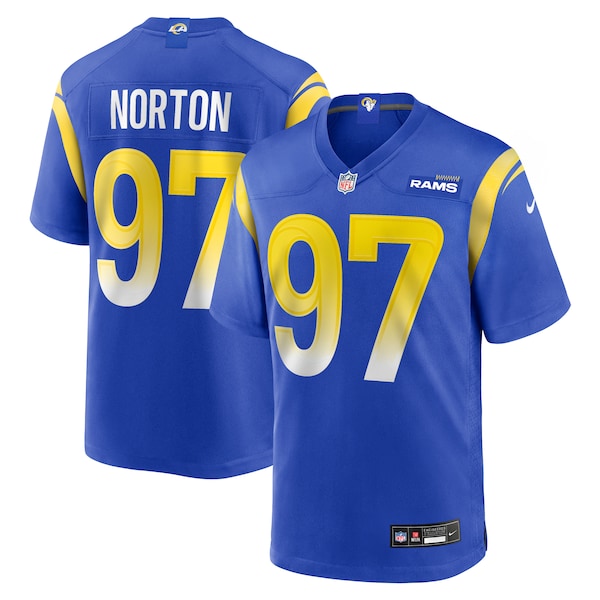 Bill Norton Los Angeles Rams Nike Team Game Jersey -  Royal