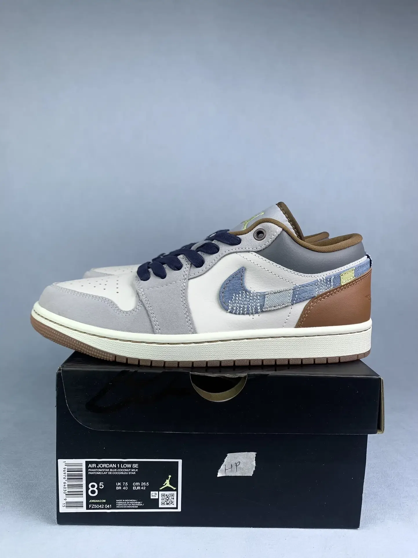 Air Jordan 1 Low SE 'Repaired Denim Swoosh' Shoes product photo from LabelPicks