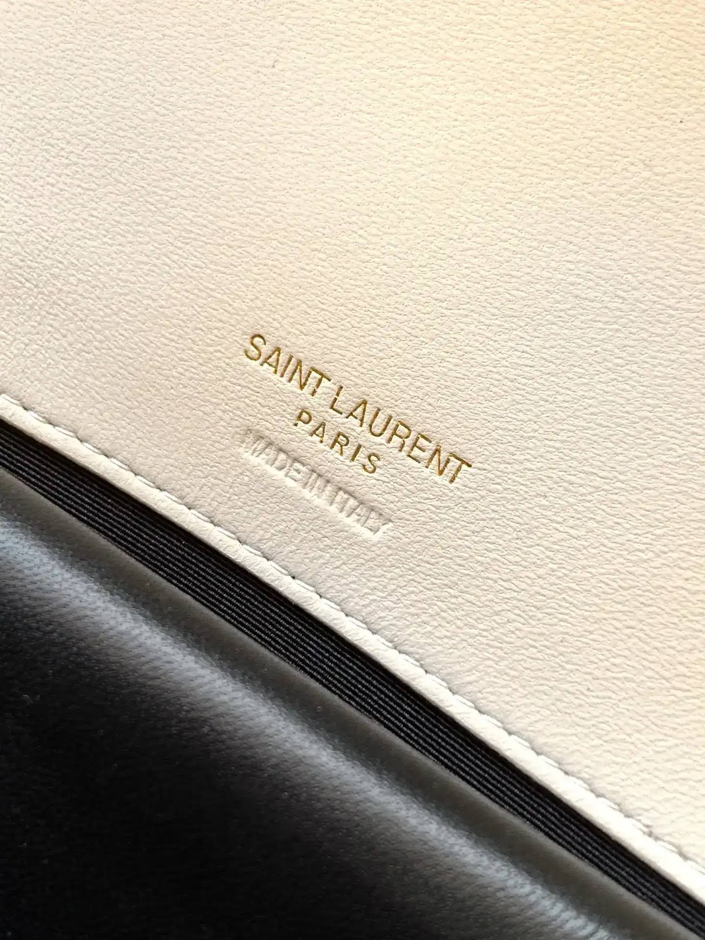 Saint Laurent White Loulou Lambskin Shoulder Bag product photo from LabelPicks