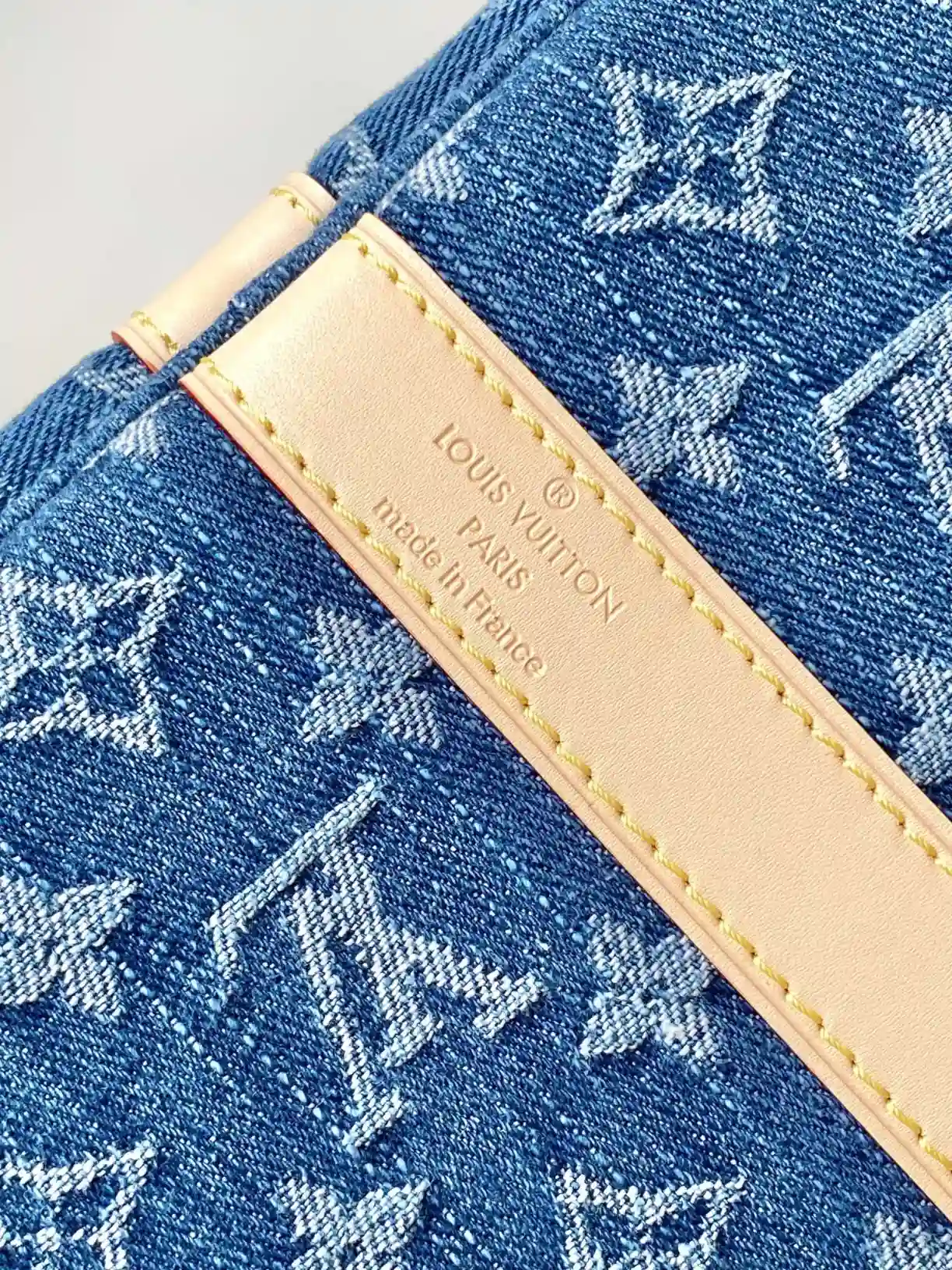 Louis Vuitton Keepall Blue Calfskin Tote Bag product photo from LabelPicks
