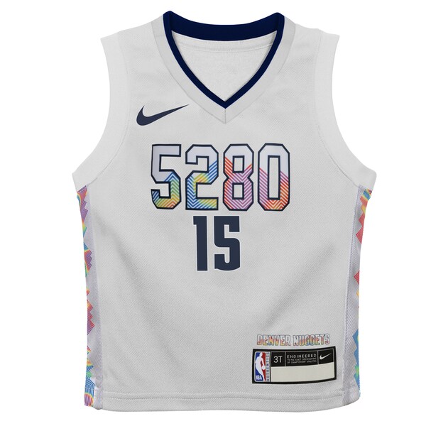 Nikola Jokic Denver Nuggets Nike Preschool 2024/25 Swingman Player Jersey -  City Edition - White